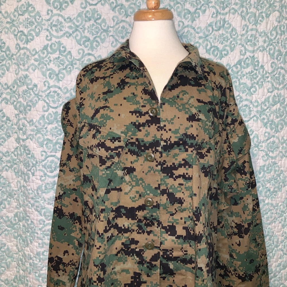 Camo Print Jacket